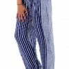 Napat Navy Blue Stripe Harem Pants