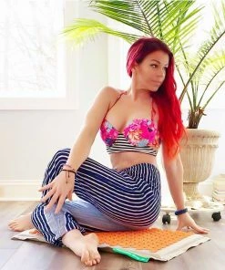 Napat Navy Blue Stripe Harem Pants