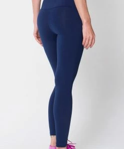 RomanceUSA Workout Clothes Navy Essential Legging Pants