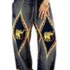 Napat Navy Goddess Elephant Harem Pants 1 Napat Navy Goddess Elephant Harem Pants