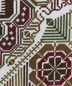 SLATE + SALT Needlepoint Hmong Clutch