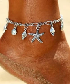 One Tribe Apparel Ocean & Beach Lover Charms Anklet Jewelry
