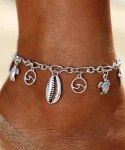 One Tribe Apparel Ocean & Beach Lover Charms Anklet Jewelry