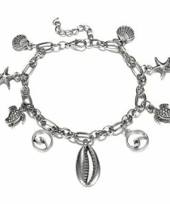 One Tribe Apparel Ocean & Beach Lover Charms Anklet Jewelry