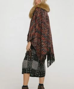 RAGA Boho Tops ON THE HUNT PONCHO