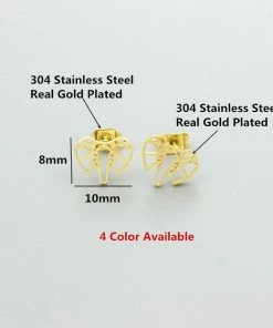 One Tribe Apparel Origami Elephant Earrings Jewelry