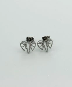 One Tribe Apparel Origami Elephant Earrings Jewelry