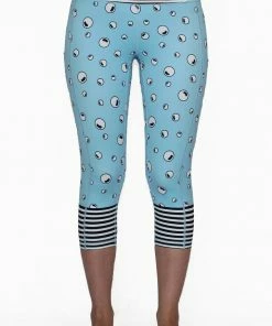 Belcorva Pants Pearls And Stripes - Pocket Capri