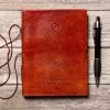 Soothi Accessories Pisces Zodiac Handmade Leather Journal 2 Soothi Accessories Pisces Zodiac Handmade Leather Journal