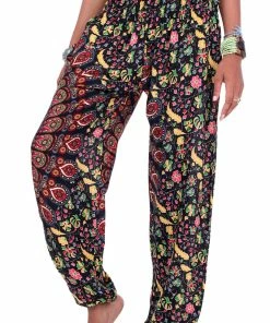 Napat Pollock Red Chakra Mandala Pants