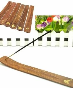 One Tribe Apparel Premium Carved Wooden Traditional Incense Holder