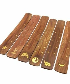 One Tribe Apparel Premium Carved Wooden Traditional Incense Holder