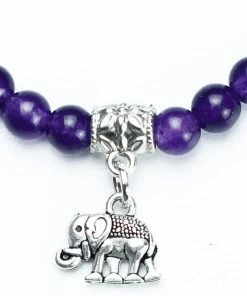 One Tribe Apparel Purple Elephant Bracelet -Spiritual Fulfillment Jewelry 8 One Tribe Apparel Purple Elephant Bracelet -Spiritual Fulfillment Jewelry