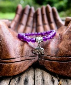 One Tribe Apparel Purple Elephant Bracelet -Spiritual Fulfillment Jewelry 9 One Tribe Apparel Purple Elephant Bracelet -Spiritual Fulfillment Jewelry