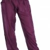 Napat Purple Solid Harem Pants