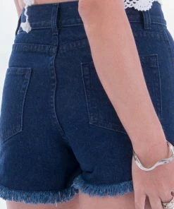 Offbeat Pants Red Elephant Denim Shorts