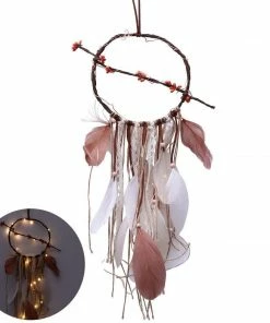 One Tribe Apparel Romantic Dreamcatcher Feather Wall Hanging