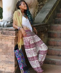 Napat Rouge Classic Elephant Harem Pants