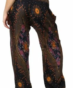 Napat Royal Blue Peacock Harem Pants