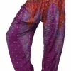 Napat Ruby Sangria Peacock Harem Pants