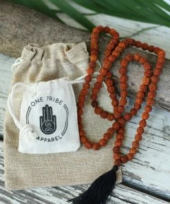 Offbeat Jewelry Rudraksha Buddhist Mala Beads Necklace With Black Tassels 9 Offbeat Jewelry Rudraksha Buddhist Mala Beads Necklace With Black Tassels