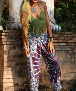 Napat Sacred Blue Chakra Mandala Pants