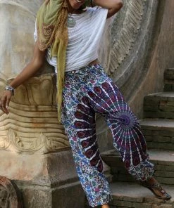 Napat Sacred Blue Chakra Mandala Pants