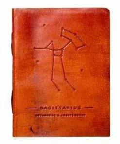 Soothi Sagittarius Zodiac Handmade Leather Journal