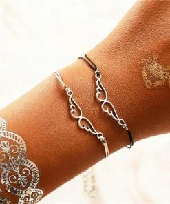 17KM Official Store See The World Stacking Bracelets Set