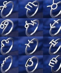 17KM Official Store Jewelry Silver Constellation Ring