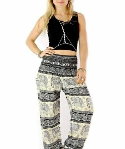 Napat Smoke Gray Classic Elephant Pants