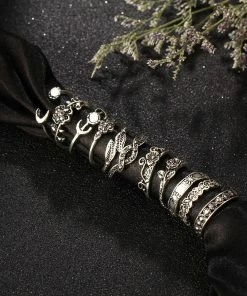 One Tribe Apparel Spring Floral Boho Ring Set