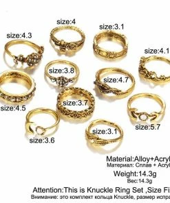 One Tribe Apparel Spring Floral Boho Ring Set