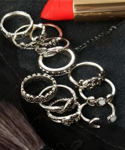 One Tribe Apparel Spring Floral Boho Ring Set