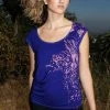 LUMINOUS BEING Star Yantra Yoga Tee Shri Yantra Boho Tops