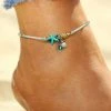 17KM Official Store Starfish Anklets In Aquamarine For Beach
