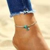 One Tribe Apparel Starfish & Seashells Boho Anklet