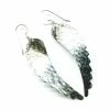 Lexi Butler Designs Jewelry Sterling Silver Hammer Pattern Sculpted Angel Wing Earrings