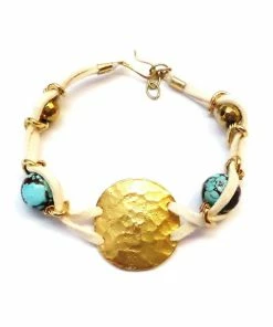 MINU Jewels Jewelry Suede Disc Bracelet