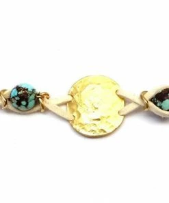 MINU Jewels Jewelry Suede Disc Bracelet