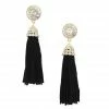 Kristin Perry Suede Tassel Earrings Jewelry