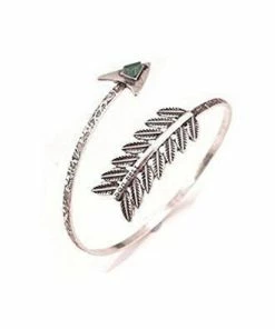 One Tribe Apparel Swirl Spiral Armband Arm Cuff Armlet Upper Stone Bangle Bracelet Armband