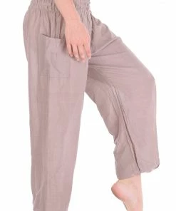 Napat Tan Solid Harem Pants