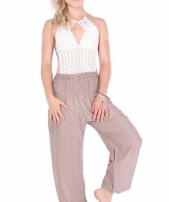 Napat Tan Solid Harem Pants