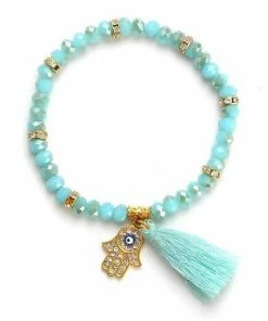 EVIL EYE Official Store Tassel Beads Bracelet In 8 Colors Jewelry