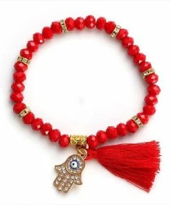 EVIL EYE Official Store Tassel Beads Bracelet In 8 Colors Jewelry