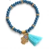 EVIL EYE Official Store Tassel Beads Bracelet In 8 Colors Jewelry