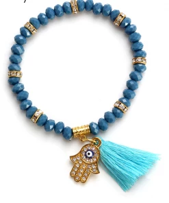 EVIL EYE Official Store Tassel Beads Bracelet In 8 Colors Jewelry