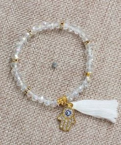 EVIL EYE Official Store Tassel Beads Bracelet In 8 Colors Jewelry