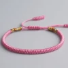 AMIU Handmade Store Pink Tibetan Buddhist Bracelet